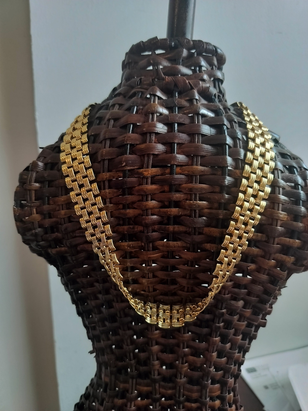 Gold Multi-Row Chain Necklace - Women Jewelry